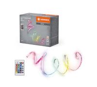 LEDVANCE TV MOOD Tira LED con conexión USB, 4 W, control de color RGB, flexible y plegable, para uso en interiores, autoadhesiva, mando a distancia incluido, LED no sustituible, fácil instalación