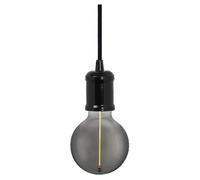 LEDVANCE Vintage 1906 - Lámpara de techo Pendulum Bobbin, negra 4099854419416