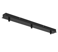 LEDVANCE Vintage 1906 - Soporte para 3 focos Pendulum Canopy Linear, negro 4099854442759