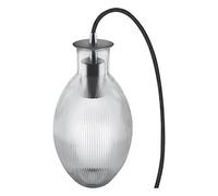 LEDVANCE Vintage Edition 1906 - Lámpara de mesa con casquillo E27, cristal gris ahumado, sin bombilla, tallada