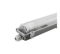 Ledvion - 1 pieza, pantalla estanca, 60cm, IP65, 7W, 160 lm/W, Blanco frío, 6500K, Impermeable, lámpara de techo para garaje, de bodega