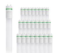 Ledvion - 25X Tubo LED TL, 120CM, 18W, 6500K, 185lm/W, Etiqueta Energética B, Incluye Arrancador LED