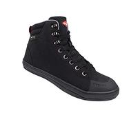 Lee Cooper Workwear Botas LCSHOE158 para mujer para hombre unisex retro Cordura Seguridad en el Trabajo de béisbol Botas SB/SRA, Negro, Tamaño 6 UK / 39 EU