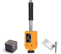 Leeb - Kit de comprobador de dureza portátil, medidor de dureza de metal con 7 escalas de conversión, medición precisa de 360°, almacena 9 juegos de datos, tecnología de doble bobina para varios