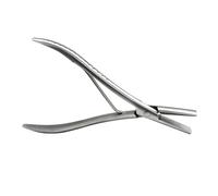 LeeQinersw Alicates con Resorte Preciso Pinza Largos y Curvos, Resistente a la Corrosión, Herramientas, para Peluquería, Peluqueros