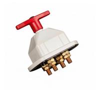 LeeQinersw Interruptor de Desconexión de Batería 300A Cortacorriente Seccionador Interruptor Principal Conexión Segura con Terminales de Latón y Base Sólida Apto