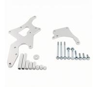 LeeQinersw Kit Conversión que Ahorra Espacio Kit Conversión Soporte Accesorios con Placa Secundaria sin Vibraciones para Mecánicos, Plateado