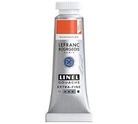 Lefranc & Bourgeois 301168 - Pintura gouache, color rojo escarlata sin cadmio, tubo de 14 ml