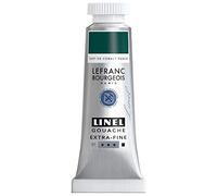 Lefranc Bourgeois 301198 Linel Gouache - Acuarelas extrafinas y suaves con máxima intensidad de color, luminosidad para aplicación sin rayas, tubo de 14 ml, color verde cobalto oscuro