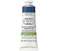 Lefranc Bourgeois 301497 Charbonnel, pintura de cobre lavable con excelente resistencia a la luz, vegano, 100% libre de disolventes, tubo de 60 ml, color azul prusiano