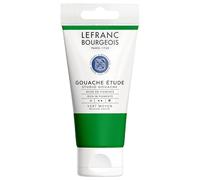 Lefranc Bourgeois 301923 Studio Gouache, colores vivos, resistentes a la luz y opacos en tubo de 80 ml - Verde Medio