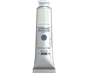 Lefranc Bourgeois 405146 Óleo Extra Fino - Tubo, alta calidad de Artista, Blanco de Zinc, 40 ml