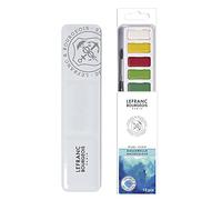 Lefranc Bourgeois Acuarela Studio - Set de 12 pastillas de acuarela, colores surtidos