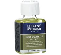 Lefranc Bourgeois Aditivo para Pintura al Óleo - Aceite de Amapola, Frasco de 75ml