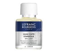 Lefranc Bourgeois Aditivo para Pintura al Óleo - Aceite de Linaza Crudo, Frasco de 75 ml