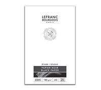 Lefranc Bourgeois Bloc Papel Negro, DIN A3