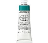 Lefranc Bourgeois Colores de impresión de cobre de alta pigmentación, excelente resistencia a la luz, vegano, colores vivos, resistente al envejecimiento, tubo de 60 ml, barniz viridian permanente.