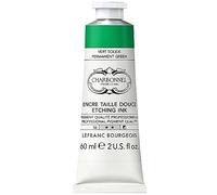 Lefranc Bourgeois Colores de impresión de cobre de alta pigmentación, excelente resistencia a la luz, vegano, colores vivos, resistente al envejecimiento, tubo de 60 ml, color verde permanente.