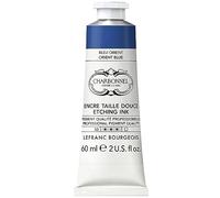 Lefranc Bourgeois Colores de impresión de cobre de alta pigmentación, excelente resistencia a la luz, vegano, colores vivos, resistente al envejecimiento, tubo de 60 ml, color azul oriental.