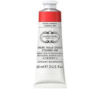 Lefranc Bourgeois Colores de impresión de cobre de alta pigmentación, excelente resistencia a la luz, vegano, colores vivos, resistente al envejecimiento, tubo de 60 ml, rojo cardenal.