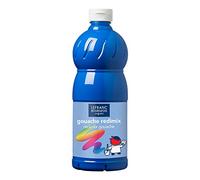 Lefranc Bourgeois Educación, Gouache líquida Redimix, témperas para niños, 1L Azul primario, Pinturas para niños y Manualidades