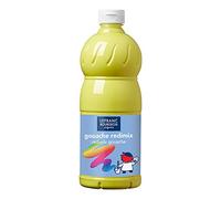 Lefranc & Bourgeois Educación, Gouache líquida Redimix, témperas para niños, 1L rillo Limon, Pinturas para niños y Manualidades