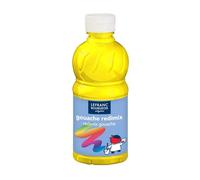 Lefranc & Bourgeois Educación, Gouache líquida Redimix, témperas para niños, 250ML Amarillo primario, Pinturas para niños y Manualidades