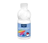 Lefranc & Bourgeois Educación, Gouache líquida Redimix, témperas para niños, 250ML Blanco, Pinturas para niños y Manualidades