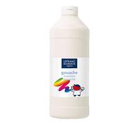 Lefranc Bourgeois Educación - Kinder Gouache para Pintura, 1L, Blanco