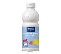 Lefranc Bourgeois Educación, Pintura acrílica Glossy, 500 ml, Blanco