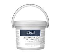 Lefranc & Bourgeois - gesso, aditivo para acrílico, preparador de superficie mate opaco, 2,5l, blanco