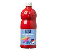 Lefranc & Bourgeois Gouache líquida Redimix, témperas para niños, 1L carmín, Pinturas para niños y Manualidades