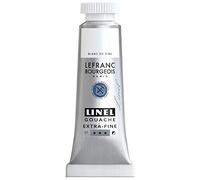 Lefranc Bourgeois Linel Gouache extrafino, tubo 14 ml, blanco de cinc Serie 1 301230