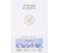 Lefranc Bourgeois Papel Studio - Bloc papel para pastel, 16 hojas, 180 g, engomado, A3