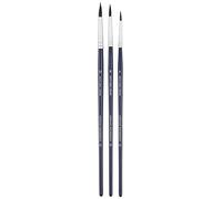 Lefranc Bourgeois Petit GRIS - Juego de 3 pinceles (mango corto)