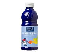 Lefranc Bourgeois Pintura acrílica para niños, Azul Ultramar, 500 ml (Paquete de 1), 500