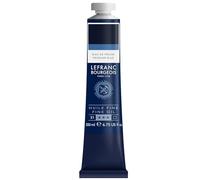 Lefranc Bourgeois - Pintura al óleo fina de calidad, resistente a la luz y de consistencia uniforme, tubo de 200 ml, ideal para lienzos y tableros de pintura, Azul De Prusia