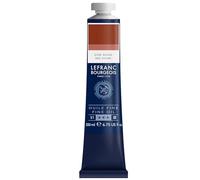 Lefranc Bourgeois - Pintura al óleo fina de calidad, resistente a la luz y de consistencia uniforme, tubo de 200 ml, ideal para lienzos y tableros de pintura, Ocre Rojo