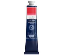 Lefranc Bourgeois - Pintura al óleo fina de calidad, resistente a la luz y de consistencia uniforme, tubo de 200 ml, ideal para lienzos y tableros de pintura, Tono Rojo De Cadmio Claro