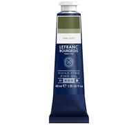 Lefranc Bourgeois - Pintura al óleo fina de calidad, resistente a la luz y de consistencia uniforme, tubo de 40 ml, ideal para lienzos y tableros de pintura, Tierra Verde