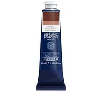 Lefranc Bourgeois - Pintura al óleo fina de calidad, resistente a la luz y de consistencia uniforme, tubo de 40 ml, ideal para lienzos y tableros de pintura, Tierra De Siena Tostada
