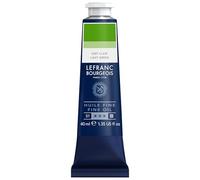 Lefranc Bourgeois - Pintura al óleo fina de calidad, resistente a la luz y de consistencia uniforme, tubo de 40 ml, ideal para lienzos y tableros de pintura, Verde Claro