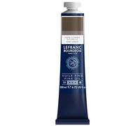 Lefranc Bourgeois - Pintura al óleo fina de calidad, resistente a la luz y de consistencia uniforme, tubo de 200 ml, ideal para lienzos y tableros de pintura, Tierra De Sombra Natural