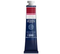 Lefranc Bourgeois - Pintura al óleo fina de calidad, resistente a la luz y de consistencia uniforme, tubo de 200 ml, ideal para lienzos y tableros de pintura, Laca Rubia Carmesi