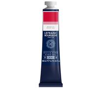 Lefranc Bourgeois - Pintura al óleo fina de calidad, resistente a la luz y de consistencia uniforme, tubo de 200 ml, ideal para lienzos y tableros de pintura, Rojo Vivo