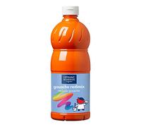 Lefranc Bourgeois- Témperas para niños, Color naranja, 1.000 ml (Lefranc & Bourgeois 188025)