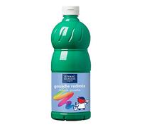 Lefranc Bourgeois- Témperas para niños, Color verde franco, 1,000 ml (Lefranc & Bourgeois 188034)