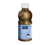 Lefranc Bourgeois - Tubo gouache en gel con purpurina, 250 ml, color plata