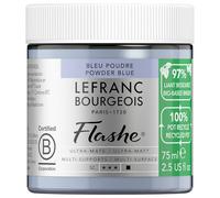 Lefranc & Bourgeois Vinílico Extra-Fino Flashe Bio - Bote plástico reciclado 75ml, Azul Polvo