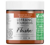 Lefranc & Bourgeois Vinílico Extra-Fino Flashe Bio - Bote plástico reciclado 75ml, Naranja de Marte